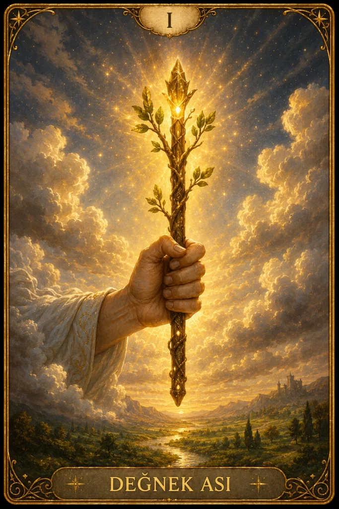 Değnek Ası Tarot Kartı anlamı ve sembolleri
