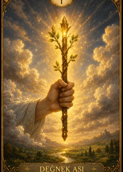 Değnek Ası Tarot Kartı anlamı ve sembolleri